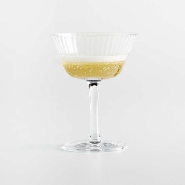A Coste Optic Coupe Glass by Athena Calderone